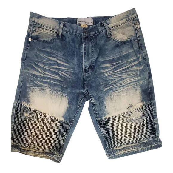 Paper Denim & Cloth Distressed Denim Shorts Size 36 - Picture 1 of 8